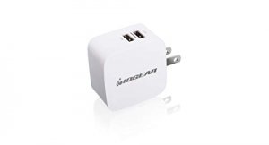 Iogear GPAW2U4 Dual Usb 4.2a 20w Wall Charger