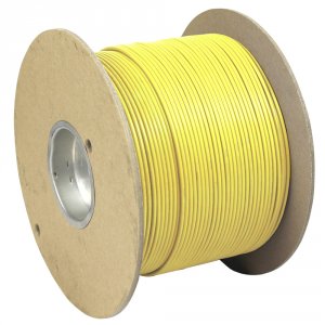 Pacer WUL14YL-1000 Pacer Yellow 14 Awg Primary Wire - 1,00039;