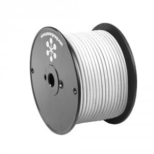 Pacer WUL12WH-100 Pacer White 12 Awg Primary Wire - 10039;