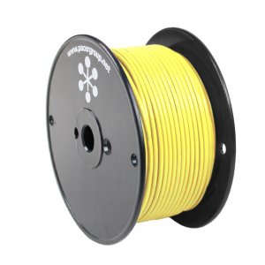 Pacer WUL16YL-250 Pacer Yellow 16 Awg Primary Wire - 25039;