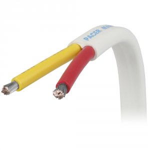 Pacer W10/2RYW-100 Pacer 102 Awg Safety Duplex Cable - Redyellow - 100