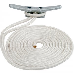 Seadog 302116025WH-1 Sea-dog Double Braided Nylon Dock Line - 58