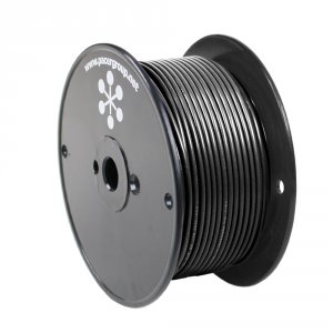 Pacer WUL8BK-250 Pacer Black 8 Awg Primary Wire - 25039;