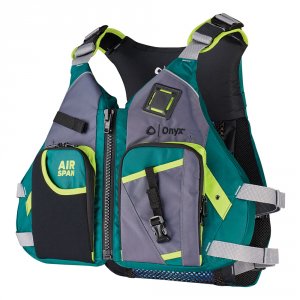 Onyx 123200-400-020-23 Onyx Airspan Angler Life Jacket - Xssm - Green