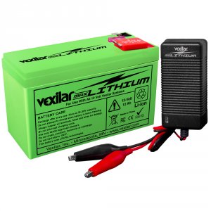 Vexilar V-220L 12v - 12 Ah Max Lithium Battery Wv-420l Rapid Charger