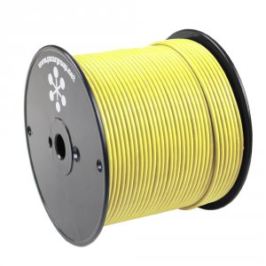 Pacer WUL14YL-500 Pacer Yellow 14 Awg Primary Wire - 50039;