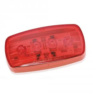 Wesbar 401586 Led Clearance-side Marker Light 58 Series - Red