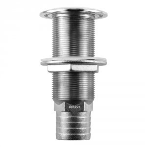 Attwood 66553-3 Attwood Stainless Steel Scupper Valve Barbed - 1-12