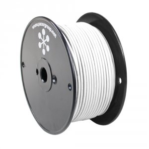 Pacer WUL12WH-250 Pacer White 12 Awg Primary Wire - 25039;