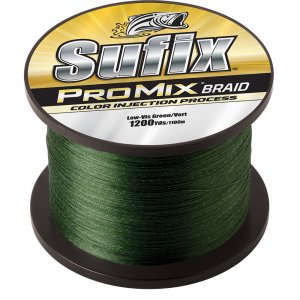 Sufix 630-330G Promixreg; Braid - 30lb - Low-vis Green - 1200 Yds