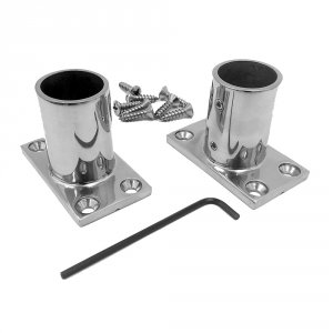 Navpod SS125-REC-KIT Stainless Steel Feet F1.25amp;prime; Diameter Ang