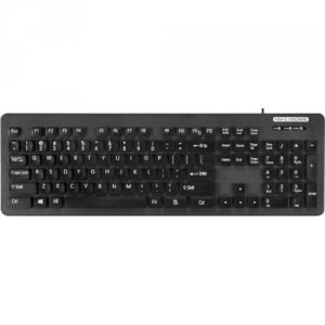 Man LCOOL/B7 Lcool Keyboard (black) - Open Style, Washable, Value Keyb