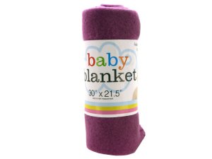 Bulk GR180 Fleece Baby Blanket Countertop Display