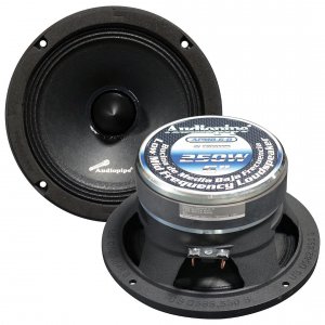 Audiopipe APMB6D 6r Low Mid Frequency Speaker 125w Rms250w Max 8 Ohm (