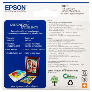 Original Epson T220120 Durabrite Ultra  Ink Cartridge - Black - Inkjet