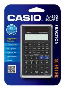 Casio FX-260SOLAR11 Fx 260 Solar Ii Scientific Calculator - 144 Functi