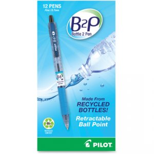 Pilot 32600-55 Bottle To Pen (b2p) B2p Recycled Retractable Ballpoint 