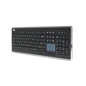 Adesso DL7235 Wireless Desktop Touchpad Keyboard - Wireless Connectivi