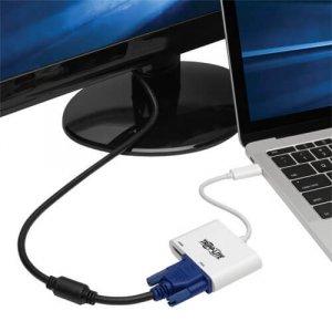 Tripp 2KL122 Usb C To Hdmi - Vga Multiport Adapter Converter 4k, Usb T