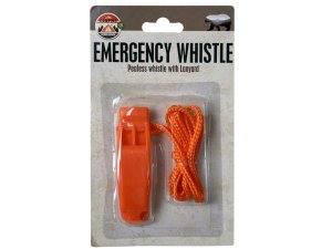 Bulk GR342 Emergency Whistle With Lanyard