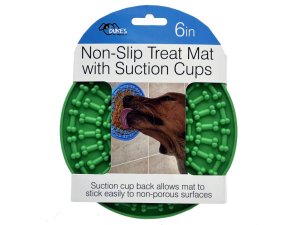 Bulk GE748 6quot; Non-slip Treat Mat With Suction Cup Bottom