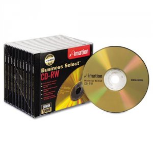 Imation 5112216559 Gold Cd-rw Discs, 10-pack, 700mb, 4x Speed