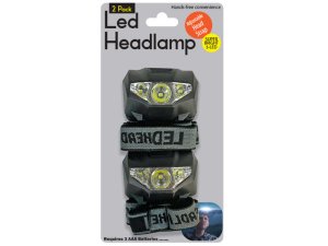 Bulk AB026 Headlamp 2 Piece Black