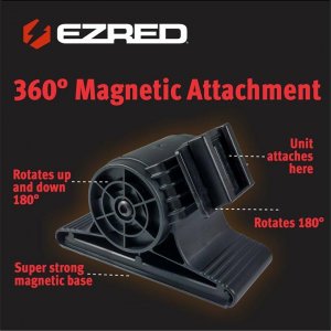 Ezred XLM500RED Ez Red Extreme Magnet Worklight Red Logo Cob Color Box