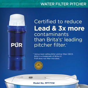 Kaz PPT111WV3R1 Pur Pitcher Lead Filter 11cup