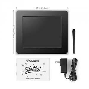 Aluratek ADPF08SF 8 Inch Digital Photo Frame With Auto Slideshow Featu