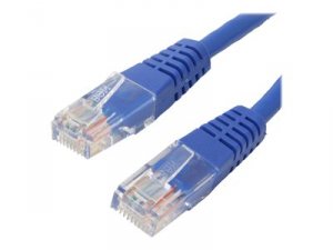 4xem 4XC6PATCH10BL 10ft Cat6 Blue Molded Patch