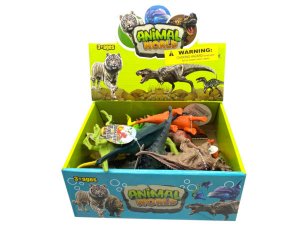 Bulk GH908 Assorted Dinosaur Figurine Countertop Display