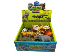 Bulk GH907 Assorted Wild Animal Figurine Countertop Display