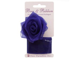 Bulk AB417 Bow And Ribbon Set In Royal Blue