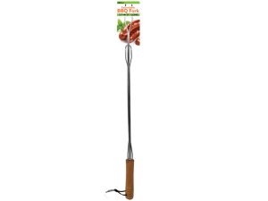 Bulk GA022 Barbecue Extension Fork With Wood Handle