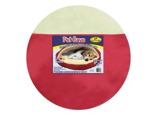 Bulk FD071 Pet Parade Jumbo Pet Cave In Red