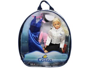 Bulk AB411 Costa Captian Toy Doll With Accessories