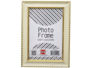 Bulk AB628 4x6 Photo Frame Gold Embellished Design