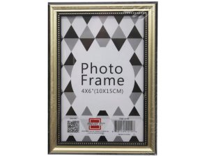 Bulk AB627 4x6 Photo Frame Assorted Gold And Silver Terraced Design