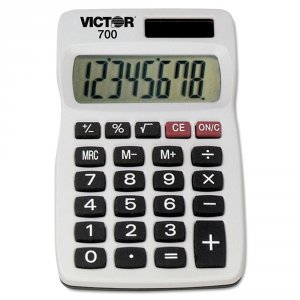 Victor Q72576 Victor 700 Pocket Calculator - Large Lcd, Easy-to-read D