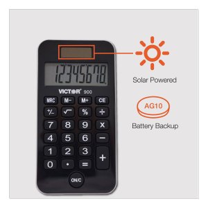 Victor 1Y8110 Victor 10-digit Compact Scientific Calculator - Protecti