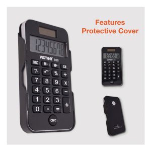 Victor 1Y8110 Victor 10-digit Compact Scientific Calculator - Protecti