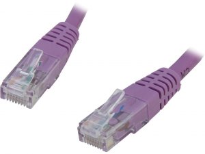 Startech RD4848 6ft Cat6 Ethernet Cable - Purple Molded Gigabit - 100w