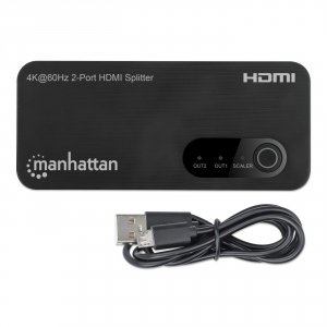 Manhattan 207614 4k 60hz 2 Port Hdmi Splitter