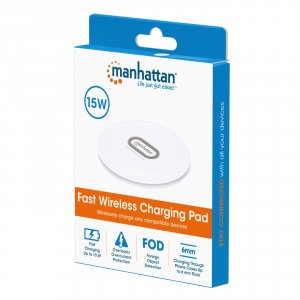 Manhattan 406024 Fast Wireless Charging Pad 1