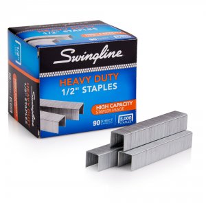 Acco SWI 79392 Swingline Staples - 100 Per Strip - Heavy Duty - 12 Leg