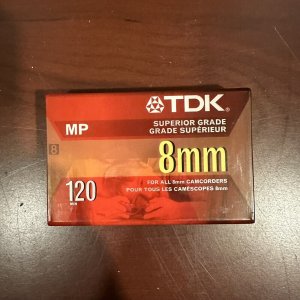 Tdk 5268058 Hs120 8mm High Standard Video Cassette Tape