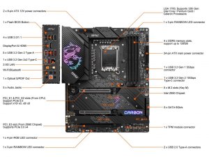 Msi MPG Z690 CARBON WIFI Mb |mpg Z690 Carbon Wifi R