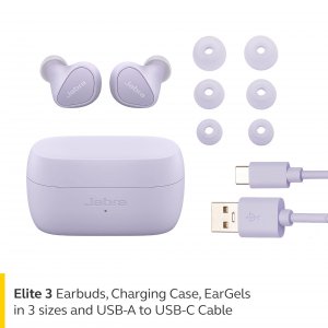 Jabra 100-91410002-02 Elite 3 True Wrls Earbud Lilac