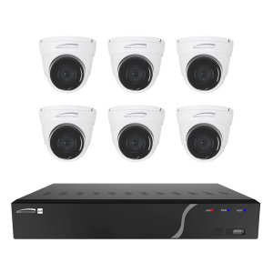 Speco ZIPK8N2 Speco 8 Channel Nvr Kit W6 Outdoor Ir 5mp Ip Cameras 2.8